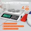 SucceBuy 30kg/1g Digital Counting Scale Electronic Gram Scale with RS232 Port and LCD Screen for Parts Coins Home Food Weighting