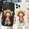 Slim Cartoon Luffy Leather Back Casing PU Leather Cover Phone Case for Huawei Honor Infinix iPhone Vivo