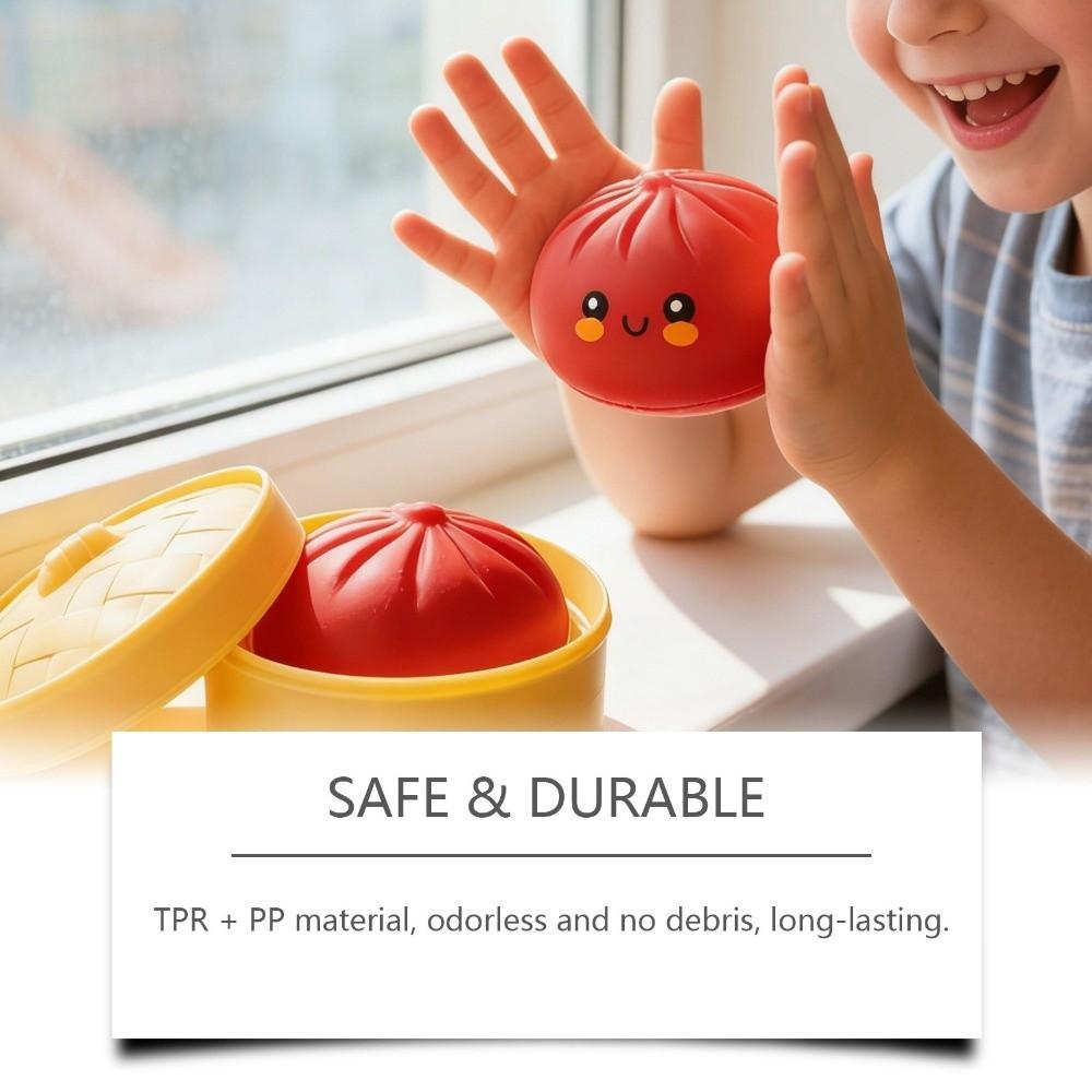 with Steamer Dumplings Blind Box Squishy Toy Stress Relief Sensory Ball  For Stress Anxiety Relief