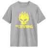 Мужская футболка с логотипом группы The Offspring Хлопковая одежда Модная футболка с коротким рукавом и круглым вырезом Идея для подарка Футболка