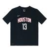NBA Collaboration Dri-Fit T-Shirt Houston Rockets 13 James Harden Sports Quick-Dry Basketball Comfortable Short Sleeve Kids Tops 3Z2B711FA-RCKJH