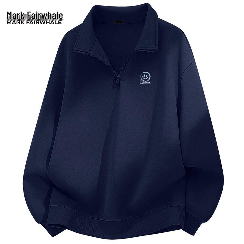 Mark Fairwhale Men's 2025 Fashion Heavyweight Stand Collar Sweatshirt