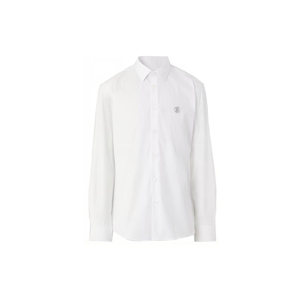 Burberry Shirts Men's White Lapel Moderate Shirt 80427711