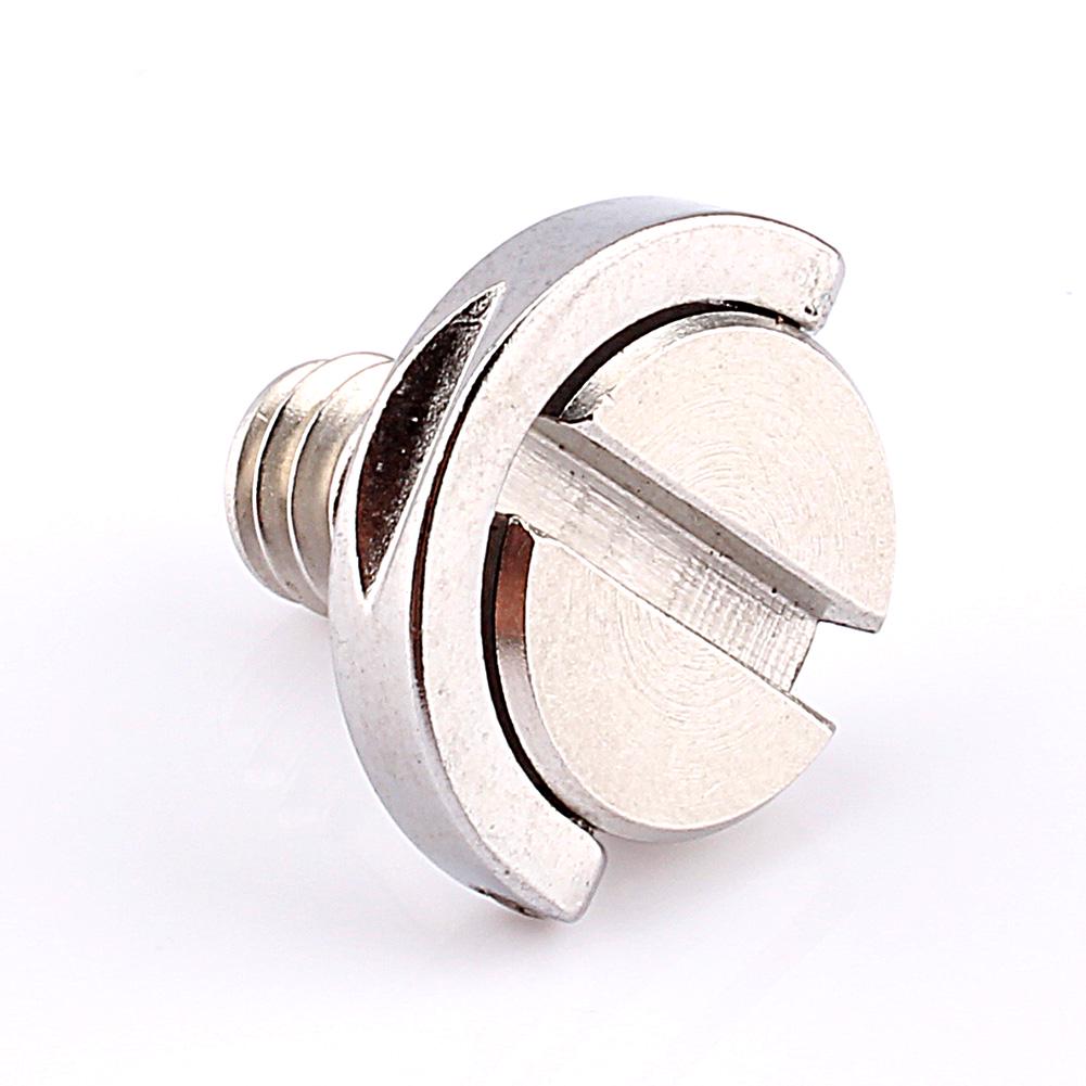 Stainless Steel 1 4inch D Ring Fixing Screw for Camera Tripod Quick Release Plate
