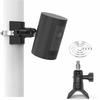Metal Clamp Camera Pole Mount Bracket Plastic Pipe Mount Bracket for Arlo/Wyze/Eufy cam Wall Pipe