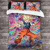 Dragon Ball Series, Digital Printing, Animation Home Textile Four-Piece Set, Quilt Cover, Bedding Three-Piece Set