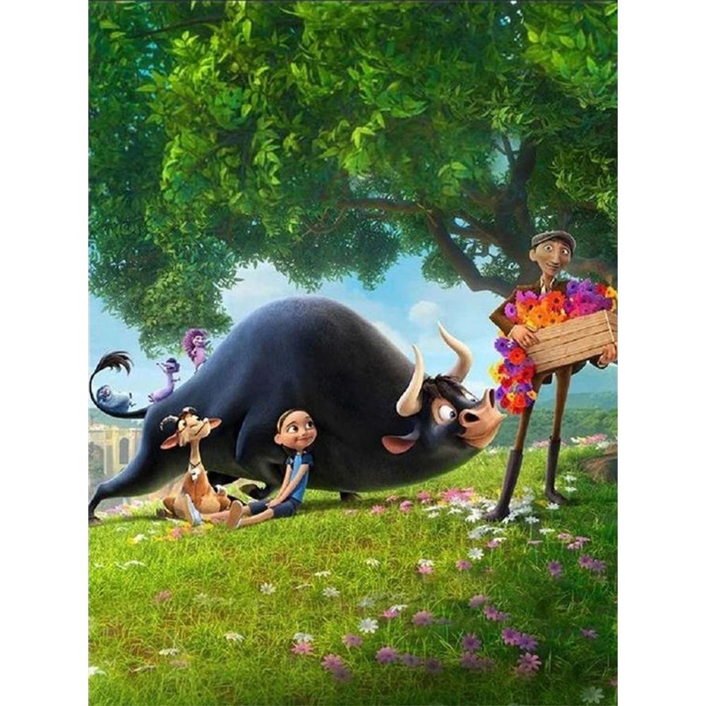 Disney Алмазная живопись «Приключение быка» 5D Мозаика из страз Ручная работа DIY Вышивка крестом Подарок Декор для дома