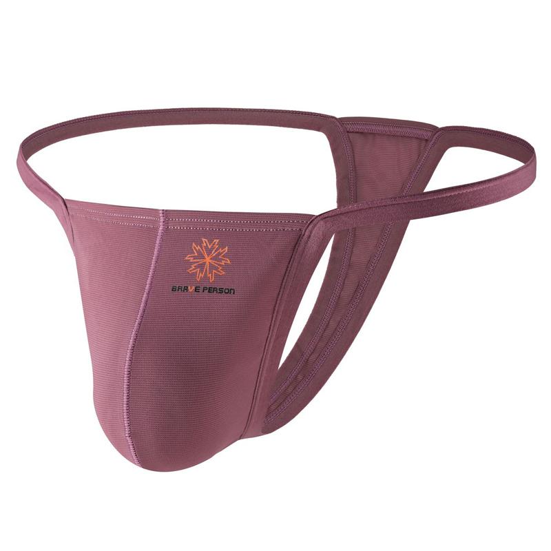 Стильные однотонные мужские стринги, очень мягкие, G-стринг, легкие, идеально подходят для повседневного нижнего белья