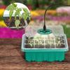 5Pcs/Set Plant Growing Tray Set LED Light Nursery Pots Growing Cells Humidity Box Greenhouse