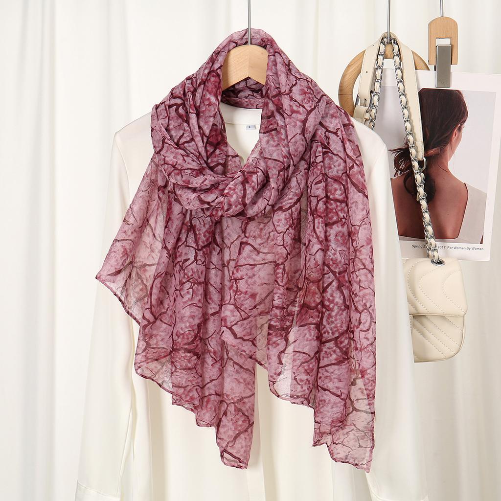 Мусульманские хиджабы для женщин шарф тонкие принтованные шали Femme Musulman мягкая вискоза вискоза головной платок исламский тюрбан хлопковая повязка на голову