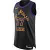 Nike Dri-FIT ADV NBA Los Angeles Lakers City Edition Authentic Jersey 'Black' Men's DX8763-014