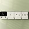 Waterproof Switch Label Sticker Clear Transparent Self-Adhesive Light Switch Panel Decals for Holiday House Rental Decor
