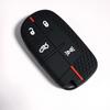 Чехол-брелок для автомобильного ключа с 4 кнопками Для Jeep Renegade Compass Grand Cherokee Для Chrysler 300C Wrangler Dodge Аксессуары