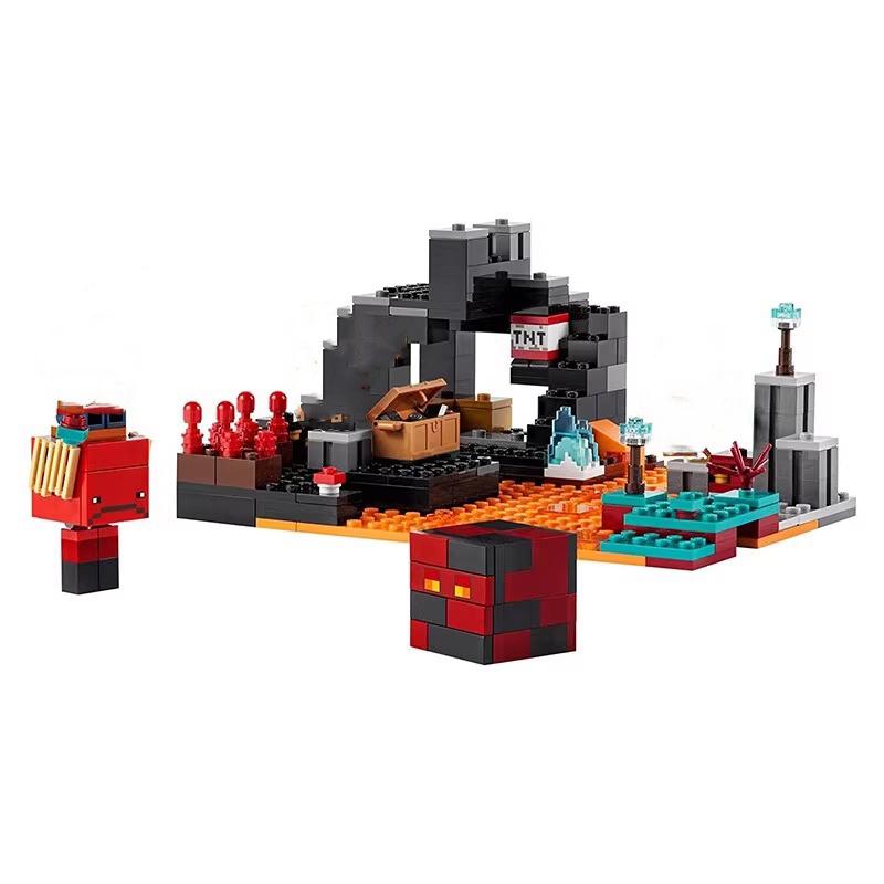 Товар Блок Мир Нижний Мир Крепость Серия Ад Подземелье Сборка Мальчики Игрушки