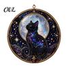 Cute Animal Decoration Black Cat Diamond Art Kits for Adults Beginners, DIY Material Package, Healing Craft Hobby Painting Set Home Wall Decor