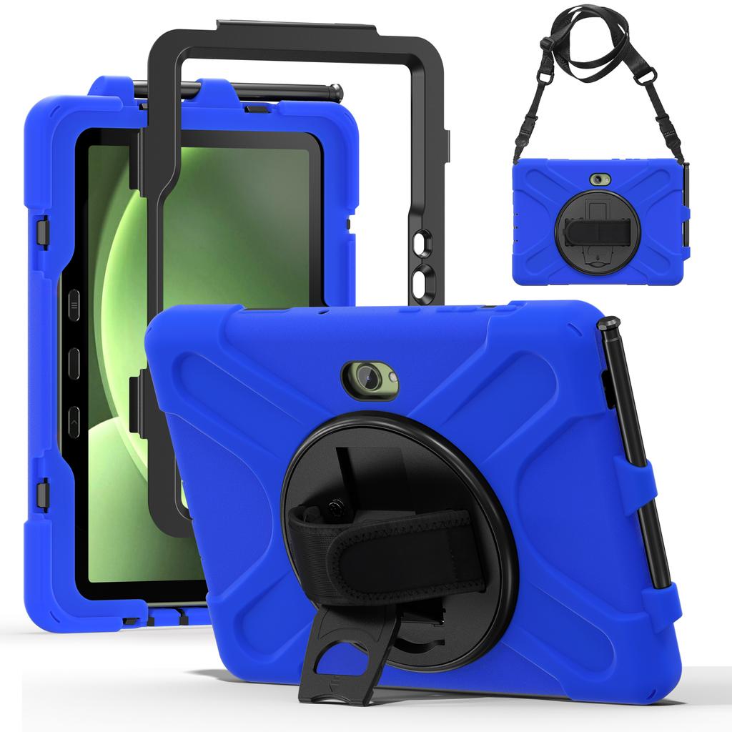 Чехол-подставка с плечевым ремнем для Samsung Galaxy Tab Active5 Pro X350/X356B/Active Pro T540/T545/T547/Active4 Pro T630/T636