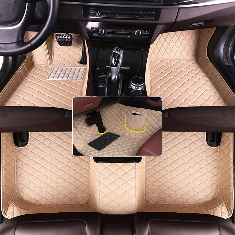 Customized Car Floor Mats For Ford Ranger 2011-2023 Years Auto Waterproof Carpets Foot Coche Accessorie Floor Liners