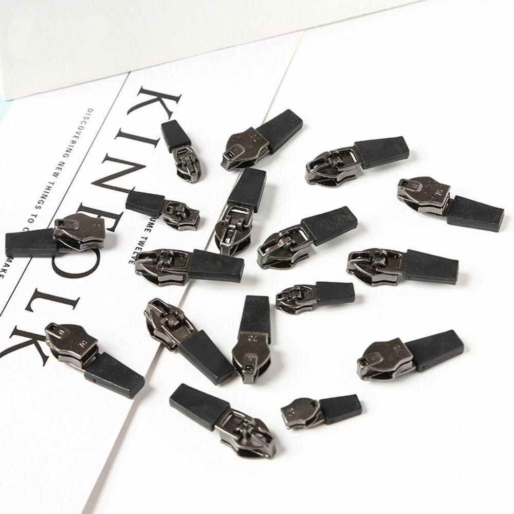 For Invisible Nylon Zips Wallet Down Jacket Craft Slider Head Pull Ring Sewing Accessories Zipper