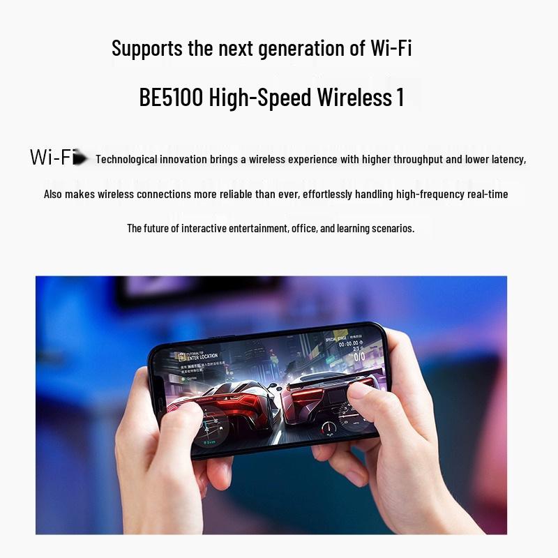 High-Speed 5G Dual-Band WiFi 6 Router for Full Home Coverage and Dorms