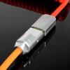 Разъем USB3.0 Тип A гнездо, паяльный тип, корпус из алюминиевого сплава для ремонта и удлинения кабеля 6 мм