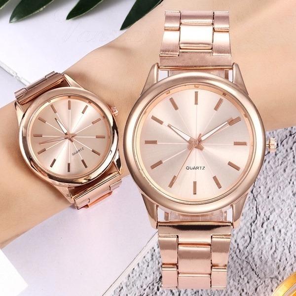 1 шт. женские роскошные кварцевые часы из нержавеющей стали женские деловые часы платье наручные часы браслет