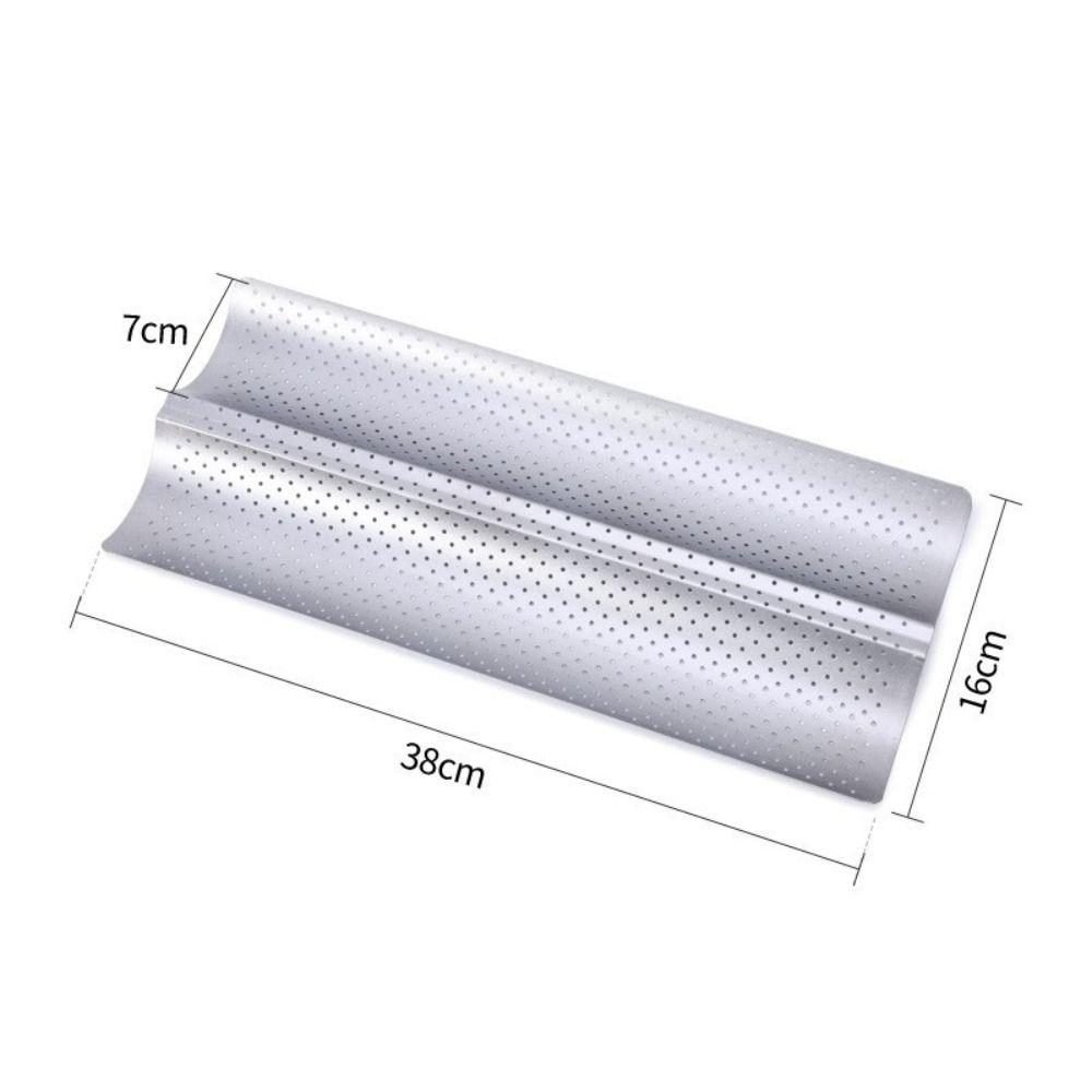 Новый противень для выпечки багетов с антипригарным покрытием, волнистый, форма для выпечки, форма для выпечки французского хлеба, инструмент для выпечки тостов из французского хлеба, форма для багетов