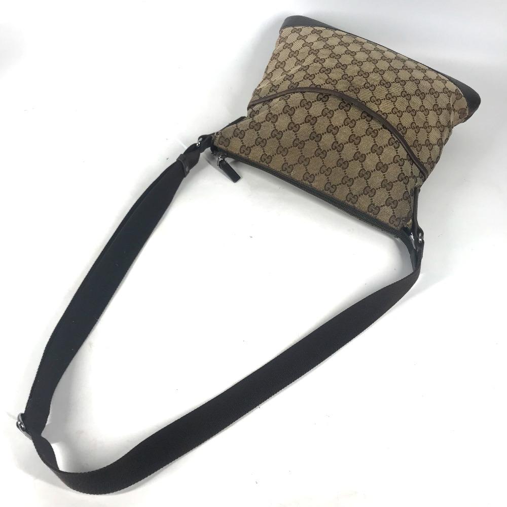 Gucci 145857 Сумка через плечо Почтальонка Наплечная сумка Бежевый/Серебряная фурнитура