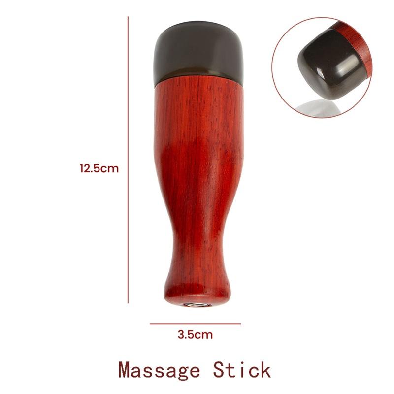 Натуральный Инструмент для Рефлексологии Горячими Камнями Массажер Точек Триггера Гуаша Электрическая Акупунктурная Ручка Расческа Массажер для Ног Палочка Лицевой Глазной Спа