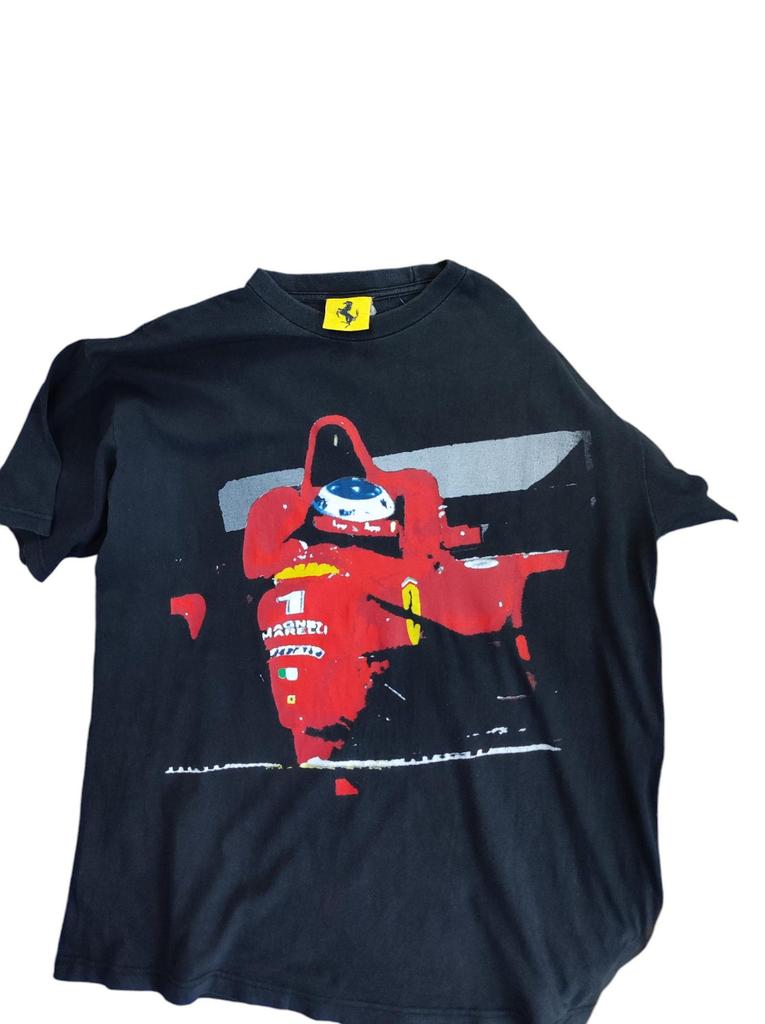 Винтажная футболка 90-х Ferrari Sports Ferrari MAGNETI MARELLI Команда Формулы-1 Мирового Гран-при Ferrari Sports Specialties Ferrari Spa Размер L