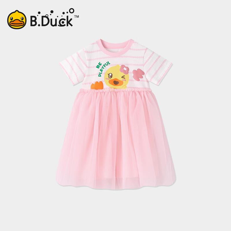 Летнее платье-футболка для девочек B.Duck
