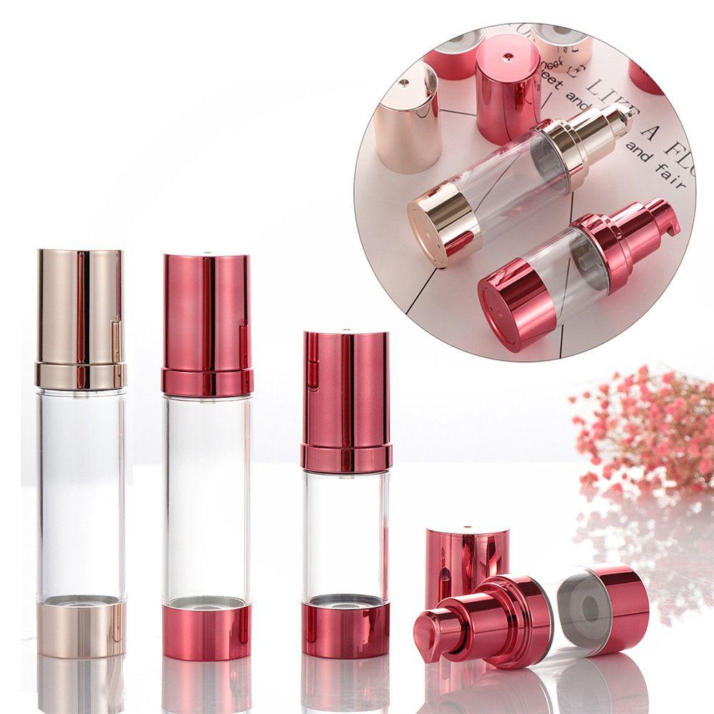 Size Squeeze Pump Empty Refillable Bottle Cosmetic Holder Lotion Vacuum Bottle Cream Container