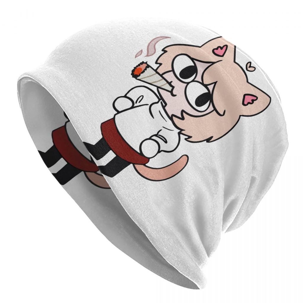 Аниме кошка девушка Neco Arc капот шляпа вязаные шапки унисекс женские крутые унисекс взрослые теплые зимние шапки Skullies шапка