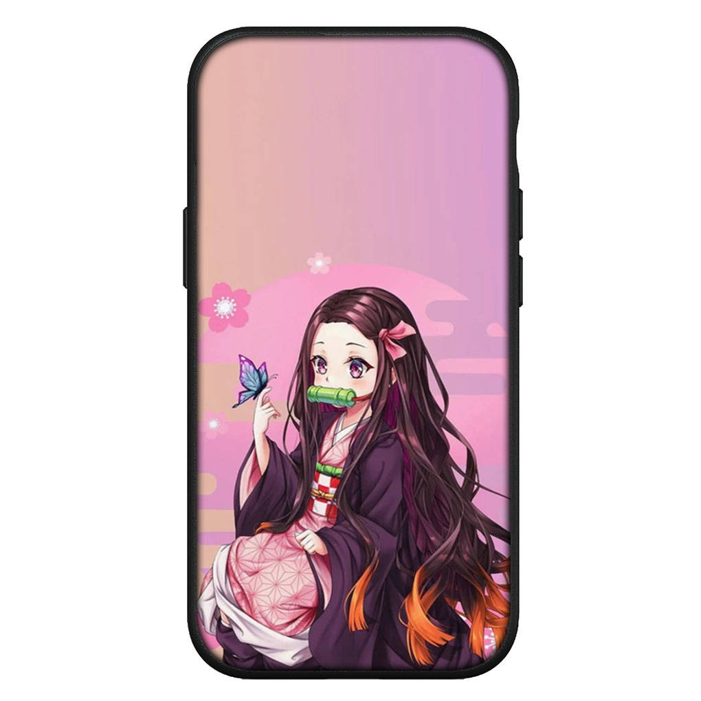 For Samsung Galaxy S24 S23 iPhone 16 15 14 Xiaomi Redmi Note 13 12 11 10 8 Plus 9 Pro Max X XR Phone Case Nezuko Demon Slayer Daki Gyutaro OPPO Huawei
