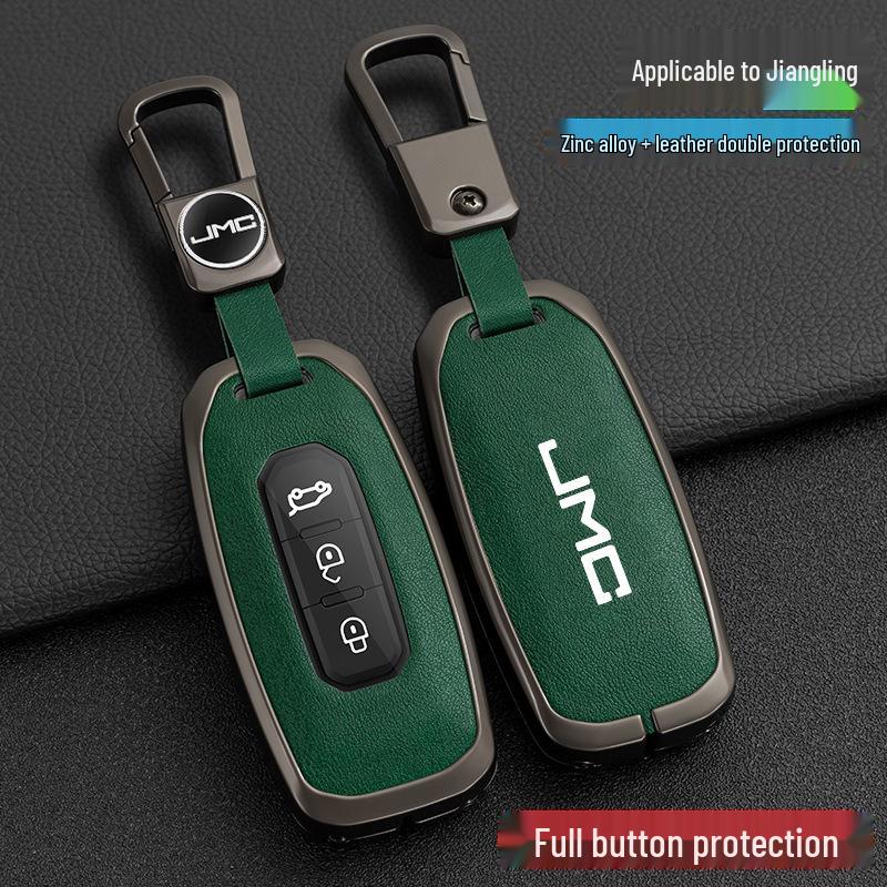 Jiangling Yuhu 7 Key Case: Fits Yusheng S350/S330, Transit, New Baodian - Metal Shell for Men