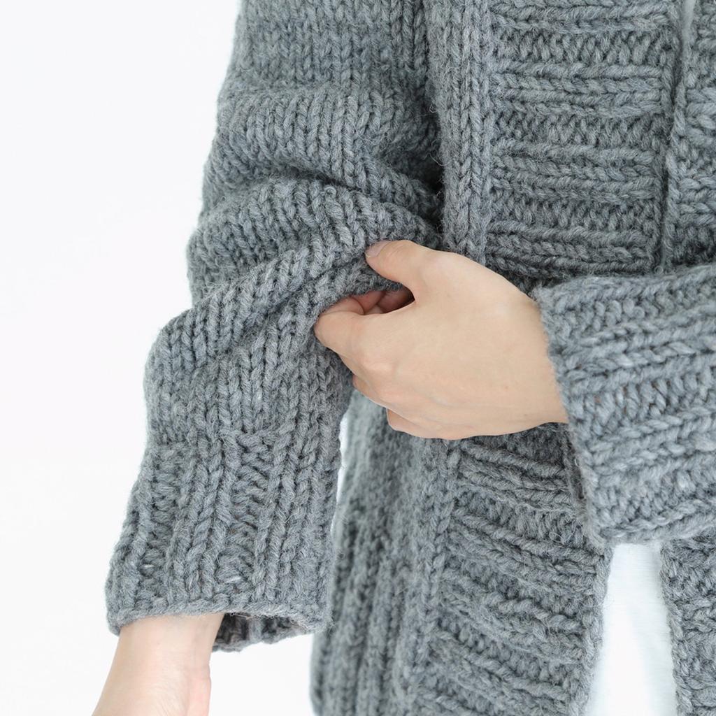 Yokota DARUMA Шерстяная ровница Дополнительный моток пряжи, Толстая, Цветной. 6, Серый, 50 г, Прибл.. 75м, 5, 01-6400