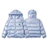 Модный хлопковый комплект Trapstar на зиму: куртка и худи с вышивкой на спине