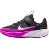 New SONIC FLY Low Top Kids' Running Shoes Black Purple Kids' FZ0016-004
