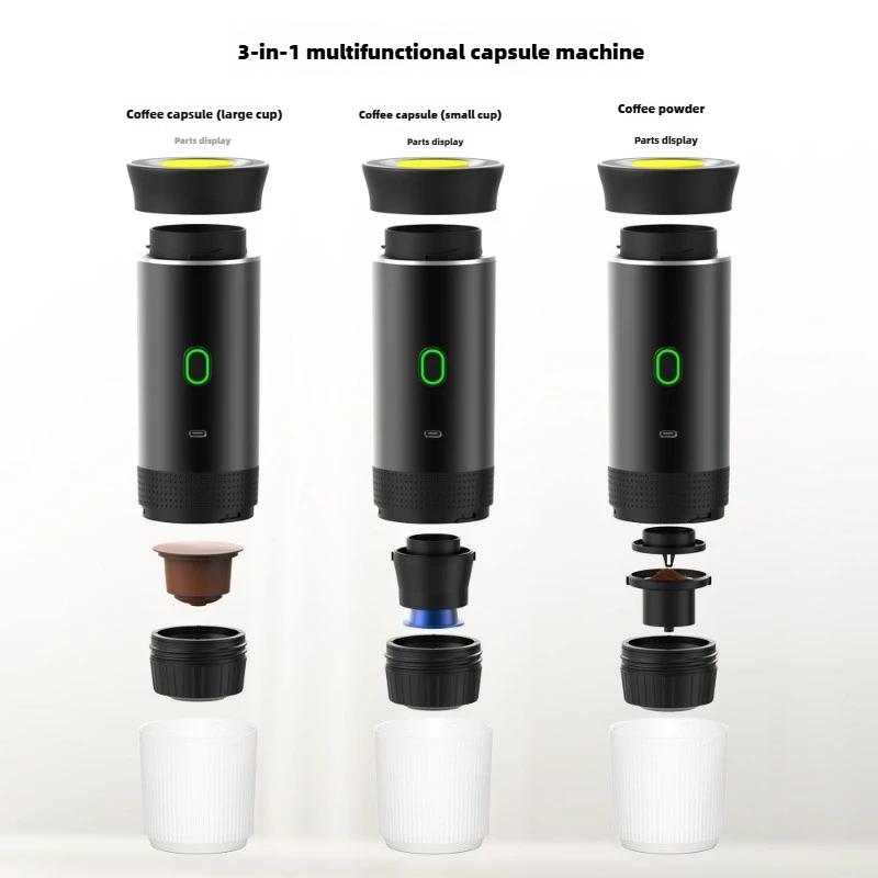 Портативная капсульная кофемашина Espresso Electric Small Wireless Heat Pump Press Coffee Machine