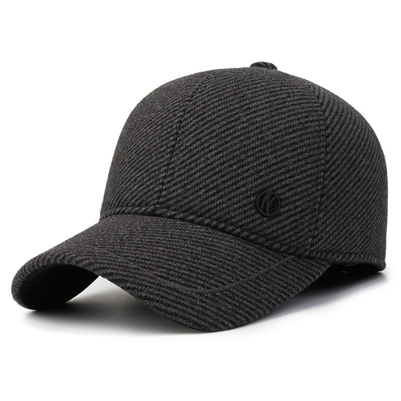 For All Occasions Multi Use All Purpose Fresh Latest Brand New Auturnn Thick Warm Men Winter Baseball Cap With Ear Flaps, Ideal Choice For Gifts
