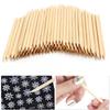 Nail Art Orange Wooden-Sticks Cuticle Pusher-Remover Pedicure Manicure Tool Set