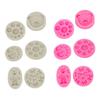 3D Bear Heart Bowknot Silicone Flexible Food Grade Mould Clay Resin Ceramics Candy Fondant Candy Chocolate Soap Mould