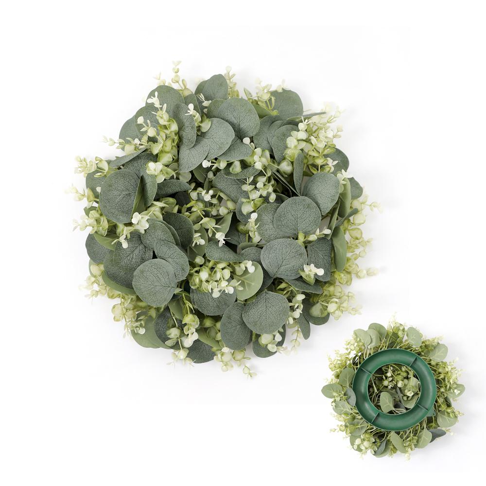 30/40 см искусственная эвкалиптовая гирлянда искусственные растения для домашнего декора настенные двери окна венок сад свадебное украшение