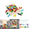 Brightly Colored Wooden Intelligence Tetris Toys For Young Learners Age 3 To 8