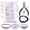 DIY Jewelry Accessory Set: Lobster Clasp, Jump Rings, Crimp Beads, Beading Tools