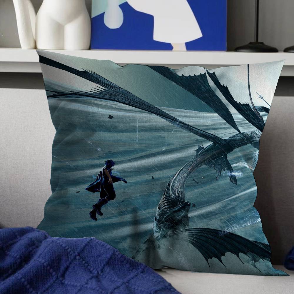 Classic FFinal Game FFantasy Tifa Pillow Anime Pillow Sofa Bed Head Pillow Cover Cushion Cover 45x45 Cm Fashion