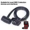 Удлинительный кабель для автомобильного сканера OBD2 26AWG OBD 8-жильный 16-контактный удлинительный плоский провод с разъемом «папа-мама», универсальный автомобильный удлинительный кабель OBD2