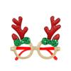 Christmas Decorations Merry Christmas Elk Santa Claus Glasses Xmas Tree Christmas Glasses Frame