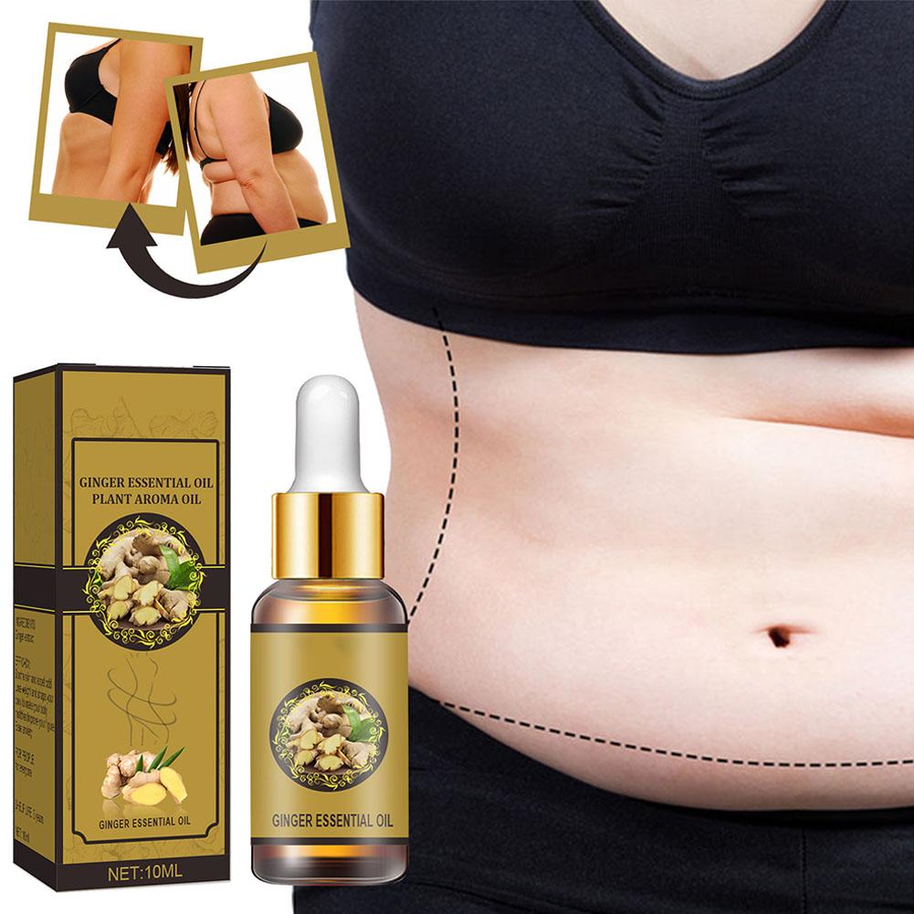 Slimming Essential Oil Quick To Absorb Fat Burning Oil 30ML Extract Massager Ginger For Women B J0U2
