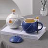 Planet Cup Embossed Planet Mug Cute Astronaut Ceramic Cup Couple Cup Souvenir Water Cup