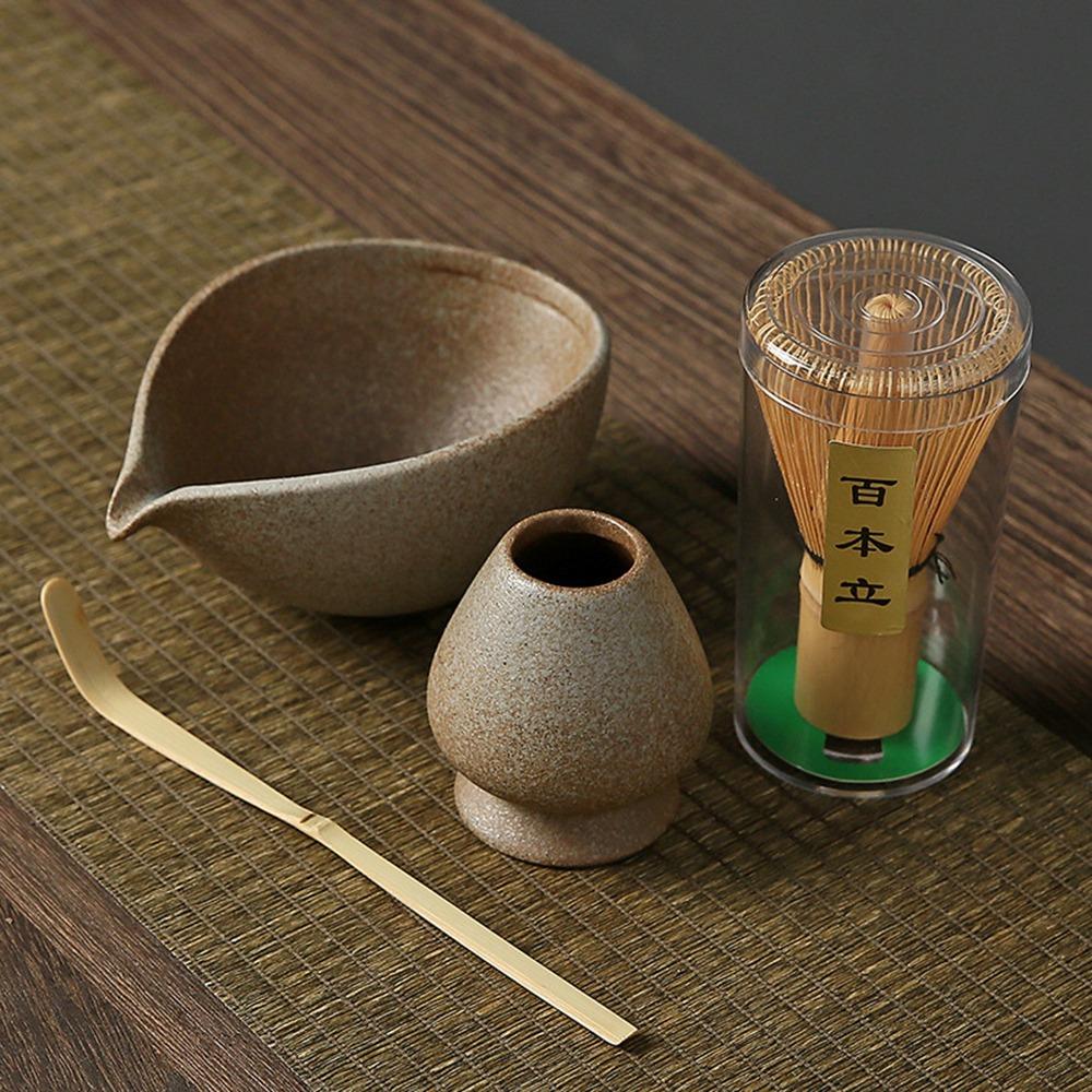 4 шт. Набор для приготовления японского чая матча пищевого класса, многоразовый японский венчик для чая матча Часен, набор для перемешивания